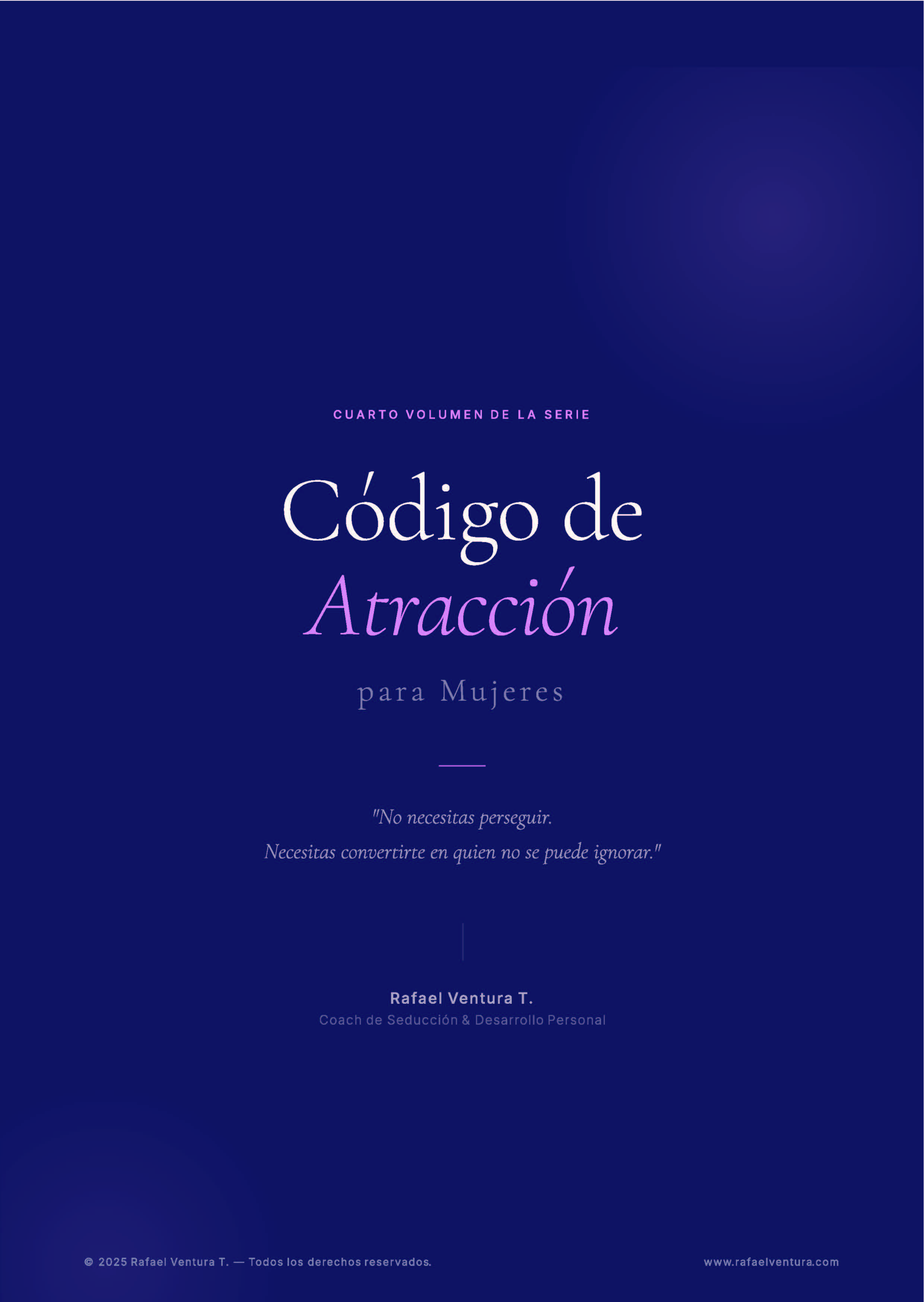 Portada: Código de Atracción para Mujeres